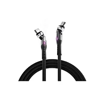 STATIK PowerPivot Câble en nylon tressé de 3 pieds USB-C vers USB-C - Noir