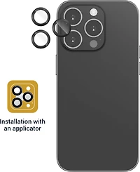 Protecteur d'objectif AXS ARMORGlass Pro pour Apple iPhone 15 Pro/15 Pro Max/14 Pro/14 Pro Max - Transparent