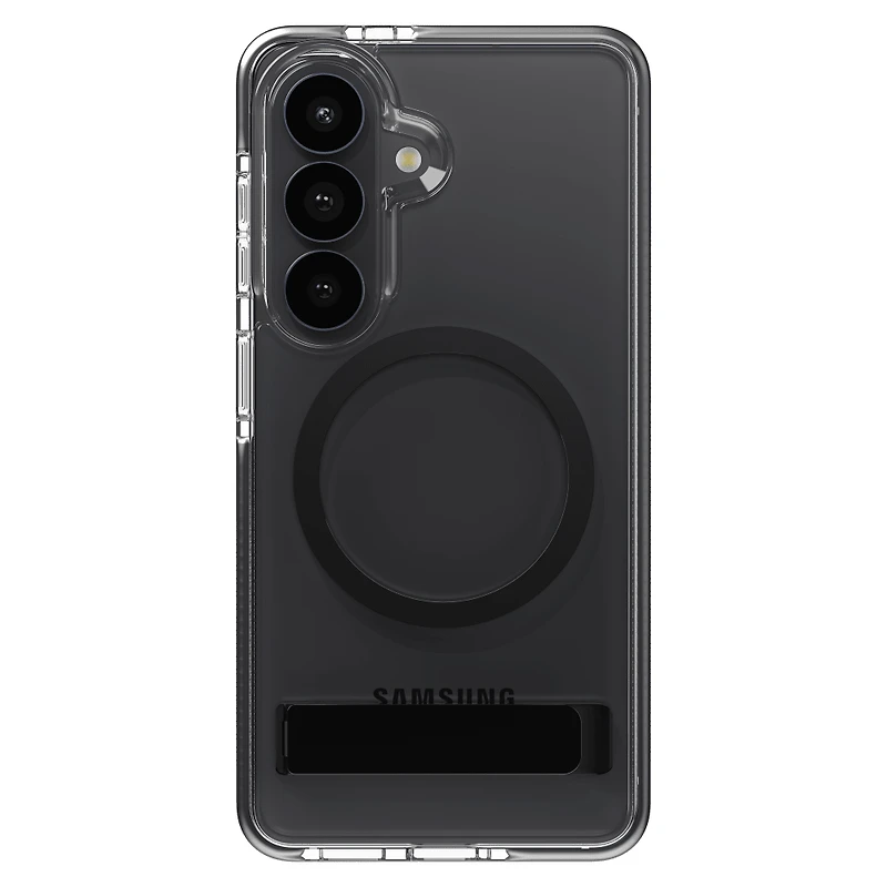 ZAGG - Santa Cruz Snap Case with Kickstand for Samsung Galaxy S26 - Black