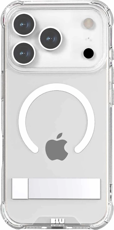 Blu Element BEDZMG17K3 Étui DropZone Rugged MagSafe avec Kickstand Clear pour iPhone 17 Pro