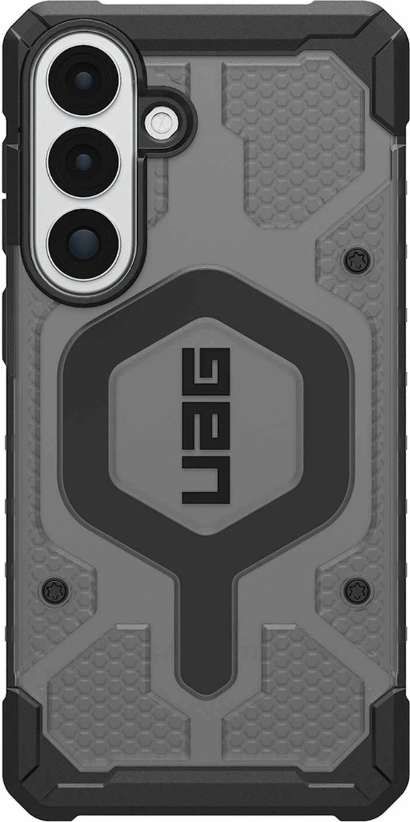 UAG - Pathfinder Rugged Case Clear w/Magnets Ash/Black for Samsung Galaxy S26+