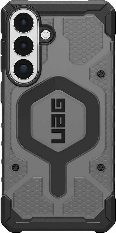 UAG - Pathfinder Rugged Case Clear w/Magnets Ash/Black for Samsung Galaxy S26+