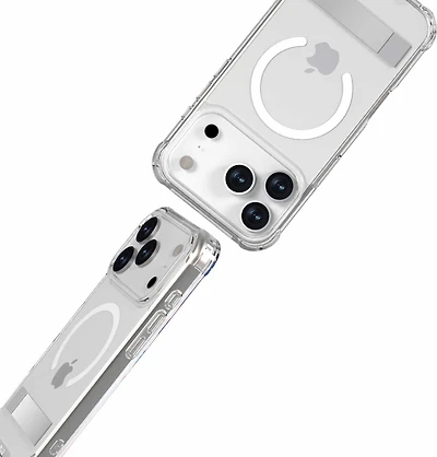 Blu Element BEDZMG17K4 Étui DropZone Rugged MagSafe avec Kickstand Clear pour iPhone 17 Pro Max