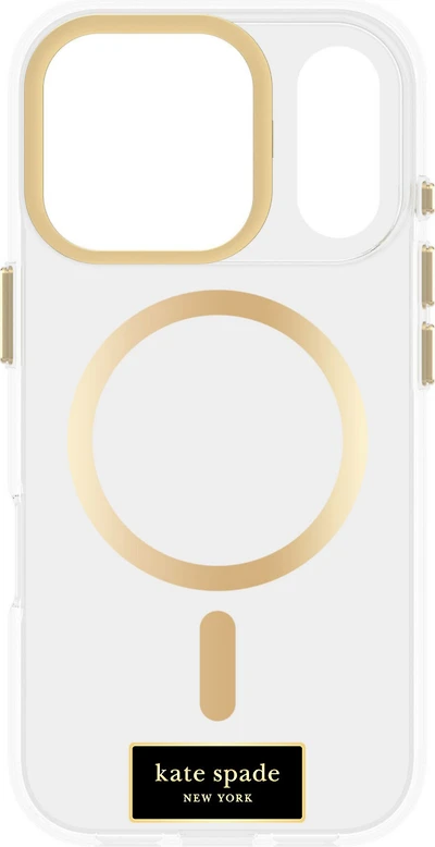 Kate Spade - Protective MagSafe Case with Stand for Apple iPhone 17 Pro - Icon Clear