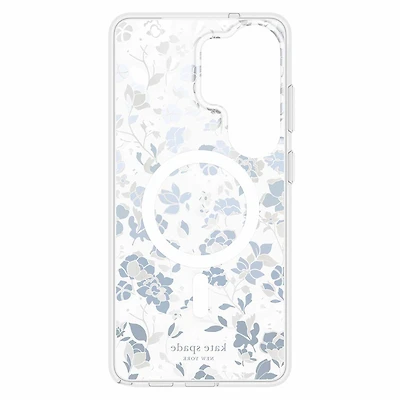 Kate Spade - Protective Case with Magnet for Samsung Galaxy S26 Ultra - Flowerbed Blue