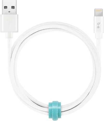 Blu Element B4MFIWH Câble Tressé de Charge/Sync Lightning vers USB-A 4ft Blanc