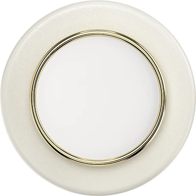 PopSockets 808938 PopGrip pour MagSafe Rond avec Anneau Adaptateur Coconut Creme
