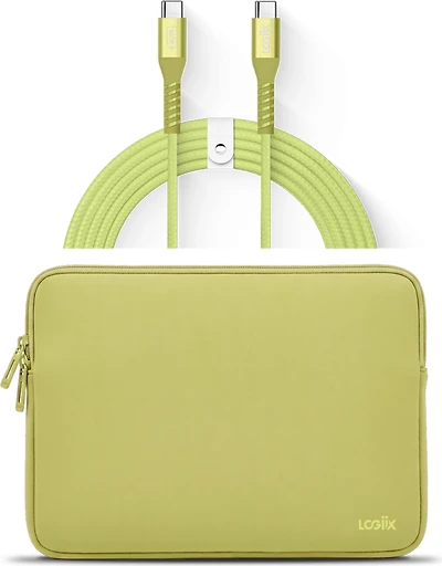 LOGiiX Vibrance Neo Ensemble de housse avec câble USB-C vers USB-C