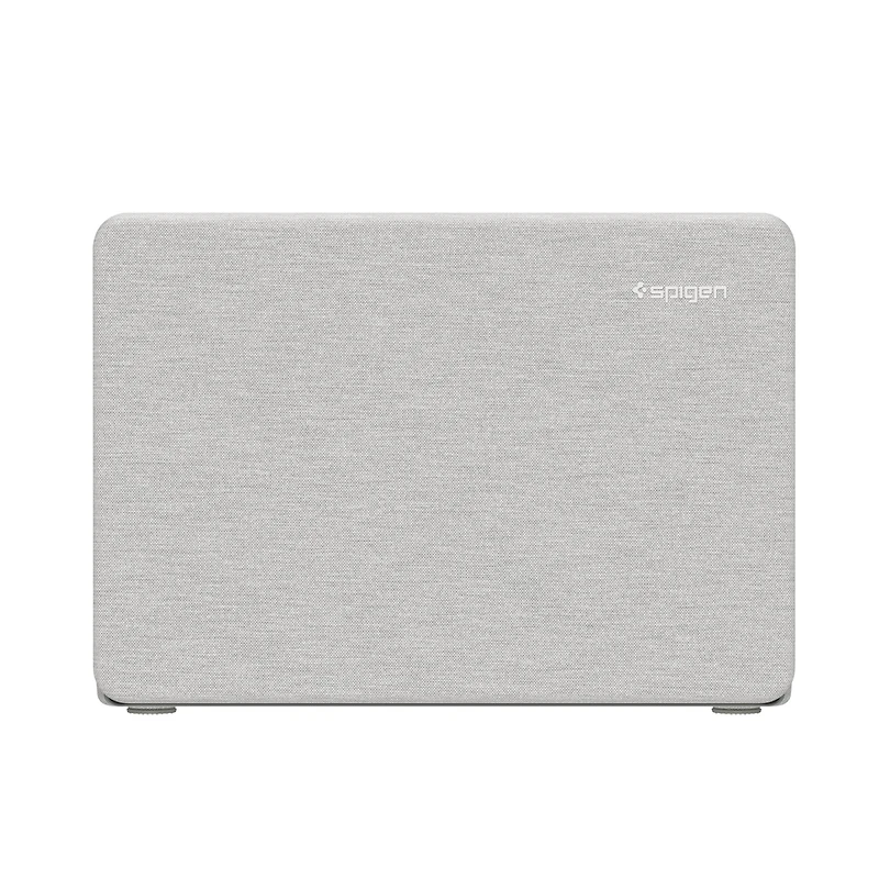 Macbook Neo Spigen Urban Fit en toile - Gris chiné