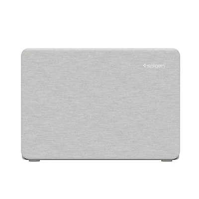 Macbook Neo Spigen Urban Fit en toile - Gris chiné