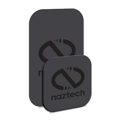Naztech Black MagBuddy Cards/Plates clear
