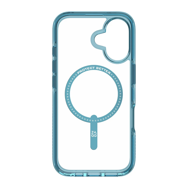 iPhone 16 ZAGG Graphene Santa Cruz Snap Case - Retro Blue