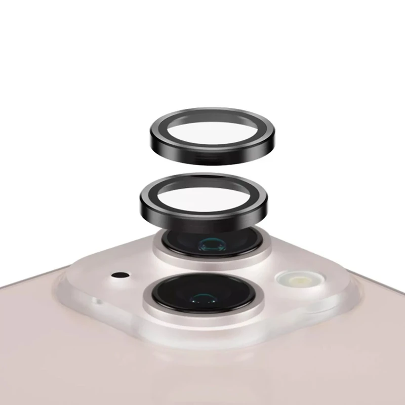 PanzerGlass Camera Lens Protector Hoops for iPhone 13/13 mini - Black