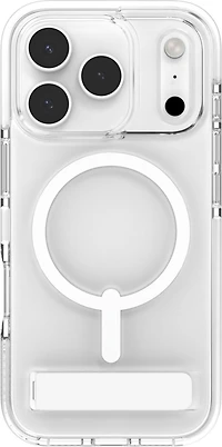 ZAGG - Santa Cruz Snap MagSafe Case with Kickstand for Apple iPhone 17 Pro - White