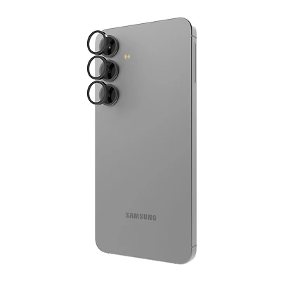 Samsung Galaxy S25 FE ZAGG InvisibleShield Glass Elite Camera Rings Lens Protector - Black