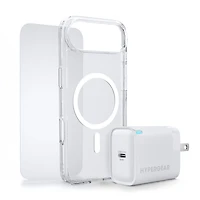 iPhone Air HyperGear Bundle - 30W Hub, Glass, Case w/ Magsafe