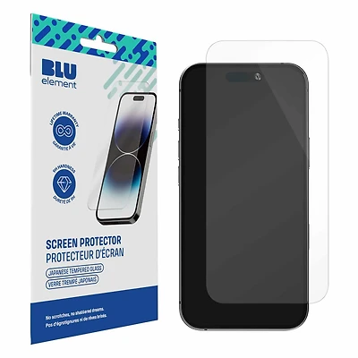 Blu Element BETGIP17A Protecteur D'écran en Verre Trempé pour iPhone Air