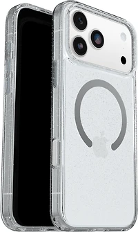 OtterBox 7798862 Étui Symmetry Clear MagSafe avec Contrôle de la Caméra Stardust 3.0 with Bleu Tint (Clear) pour iPhone 17 Pro Max