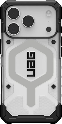 Urban Armor Gear (UAG) - Pathfinder Clear MagSafe Case for Apple iPhone 17 Pro - Ice and Silver