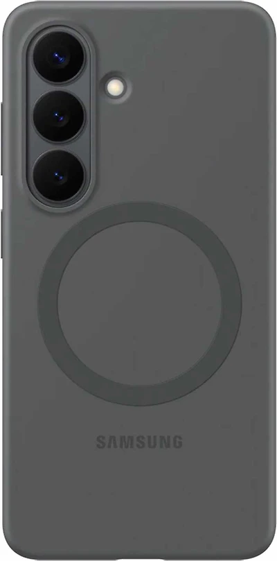 Samsung - Silicone Case w/Magnets Black for Samsung Galaxy S26+