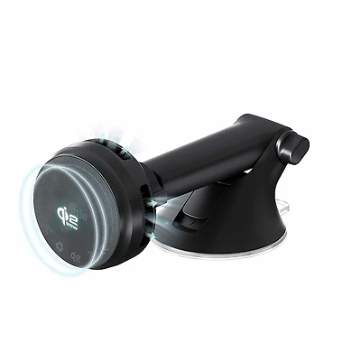 iOttie - Velox Pro Qi2.2 25W Magnetic Wireless Dash Mount Black