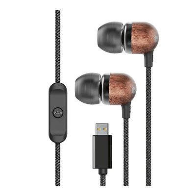 House of Marley Smile Jamaica USB-C Earbuds - Signature Black