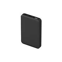 DBRAMANTE1928 Re-Charge Universal Dual Port Slim Fast Charge Power Bank - 5,000 MAH clear