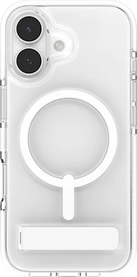 ZAGG - Santa Cruz Snap MagSafe Case with Kickstand for Apple iPhone 17 - White