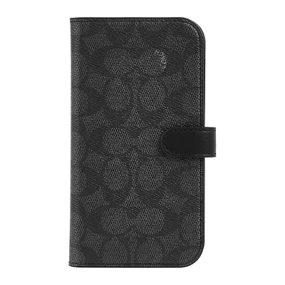 iPhone 15 Pro Max Coach Folio Signature C Case