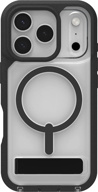 ZAGG - Rainier Snap Case with Kickstand for Apple iPhone 17 Pro - Black
