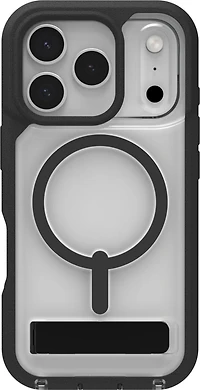 ZAGG - Rainier Snap Case with Kickstand for Apple iPhone 17 Pro - Black
