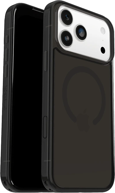 OtterBox 7798875 Étui Symmetry Clear MagSafe avec Contrôle de la Caméra Noir Mist (Noir) pour iPhone 17 Pro Max
