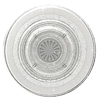 PopSockets 806866 PopGrip pour MagSafe Rond avec Anneau Adaptateur Clear Glitter