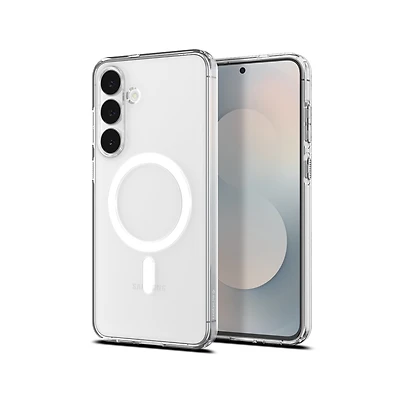 Spigen Crystal Flex MagFit pour Samsung Galaxy S25 FE - Blanc pâle