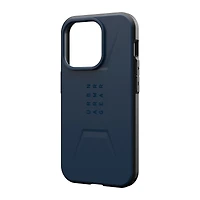 Étui Civilian compatible avec MagSafe de UAG  – iPhone 15 Pro, bleu (Mallard)