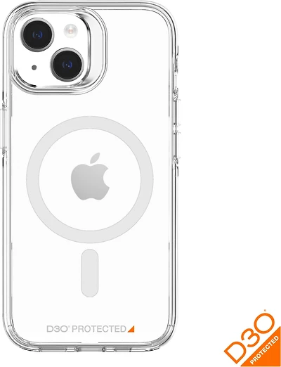 AXS Crystal Shield MagSafe Case for iPhone 15 Plus, Clear