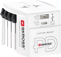 SKROSS World Travel Adapter MUV USB AC30PD - White