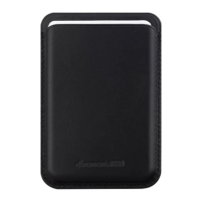 DBRAMANTE1928 LEATHER MAGSAFE WALLET- BLACK