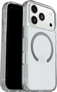 OtterBox 7798830 Étui Symmetry Clear MagSafe avec Contrôle de la Caméra Clear with Bleu Tint (Clear) pour iPhone 17 Pro