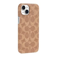 iPhone 15 Plus Coach Slim Wrap Signature C Case - Tan