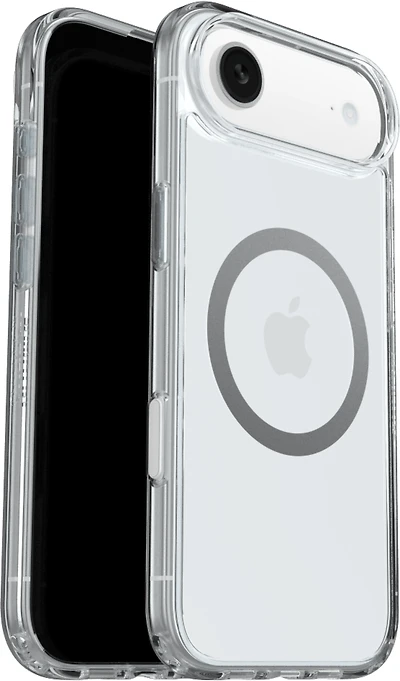 OtterBox 7798805 Étui Symmetry Clear MagSafe avec Contrôle de la Caméra Clear with Bleu Tint (Clear) pour iPhone Air