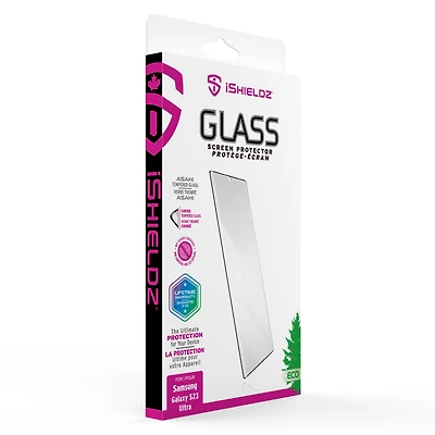 iShieldz - Tempered Glass Screen Protector for Samsung Galaxy S23 Ultra, Not Fingerprint Compatible