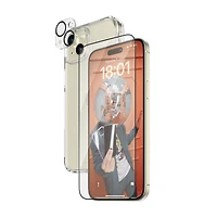 PanzerGlass 3-in-1 Protection Bundle with D3O for iPhone 15 Plus - Clear