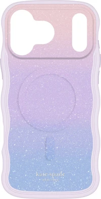 Kate Spade KS057256 Étui Wavy MagSafe Opal Glitter pour iPhone 17 Pro Max