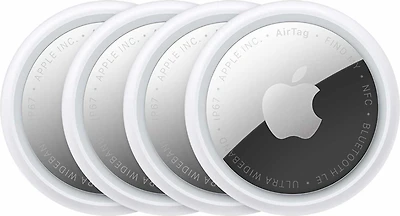 Apple MFEA4AMA AirTag (4 unités) 2e Gén Blanc