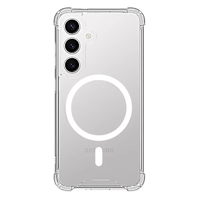 Blu Element BEDZS251 Étui DropZone Rugged Compatible avec Magnets Clear pour Samsung Galaxy S25