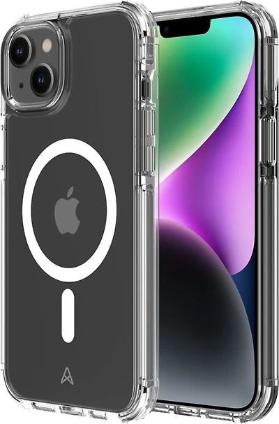 AXS Inc. - iPhone 14 - PROShield Plus MagSafe Case - Clear and Frosted