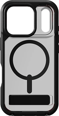 ZAGG - Rainier Snap MagSafe Case with Kickstand for Apple iPhone 17 Pro - Smoke Black
