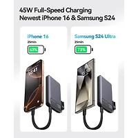 INIU POCK PRO SLIM 10K 45W POWER BANK - BLACK