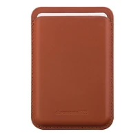 DBRAMANTE1928 LEATHER MAGSAFE WALLET- TAN